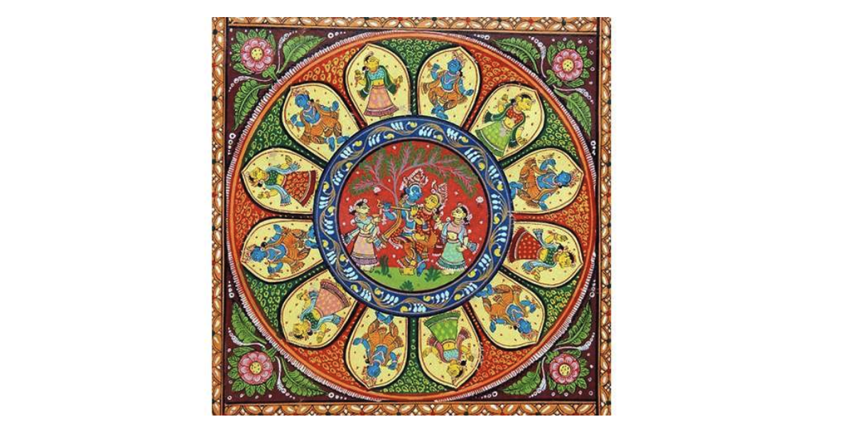 Which of the materials given in the options is/are used in the painting style shown below?