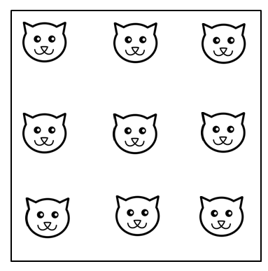 Atul has nine cats that always fight with each other. He puts all of them into a square box. What is the least number of square partitions he must use to keep all the cats separated from each other? You may use any size of square partitions.